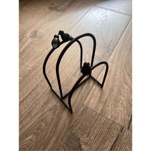 Black Metal Napkins holder